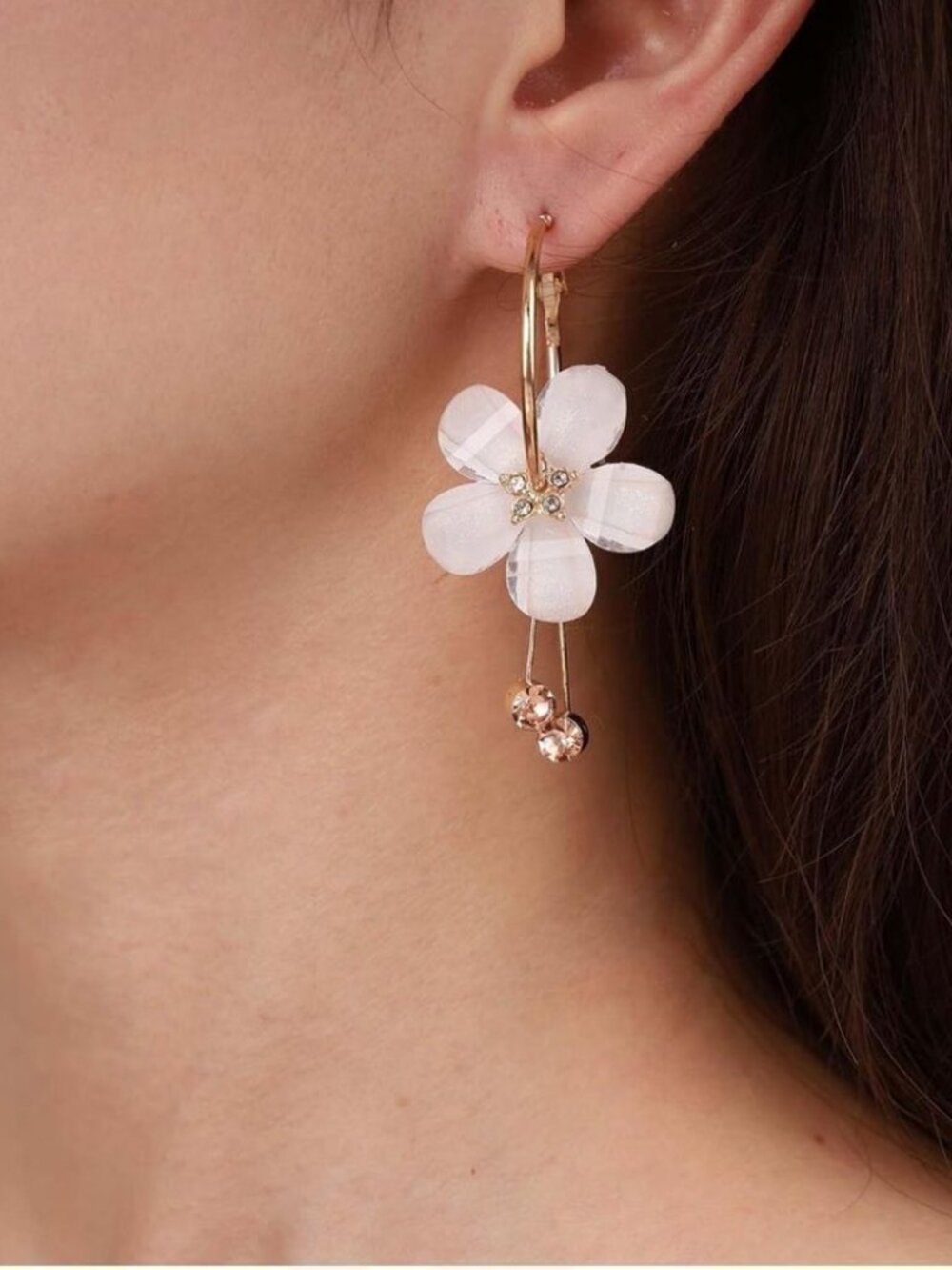FlowerhoopearringsN431